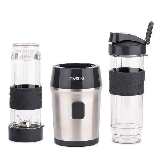 H.Koenig SMOO9 Mini Smoothie Maker H.Koenig Mini Standmixer Edelstahlklingen
